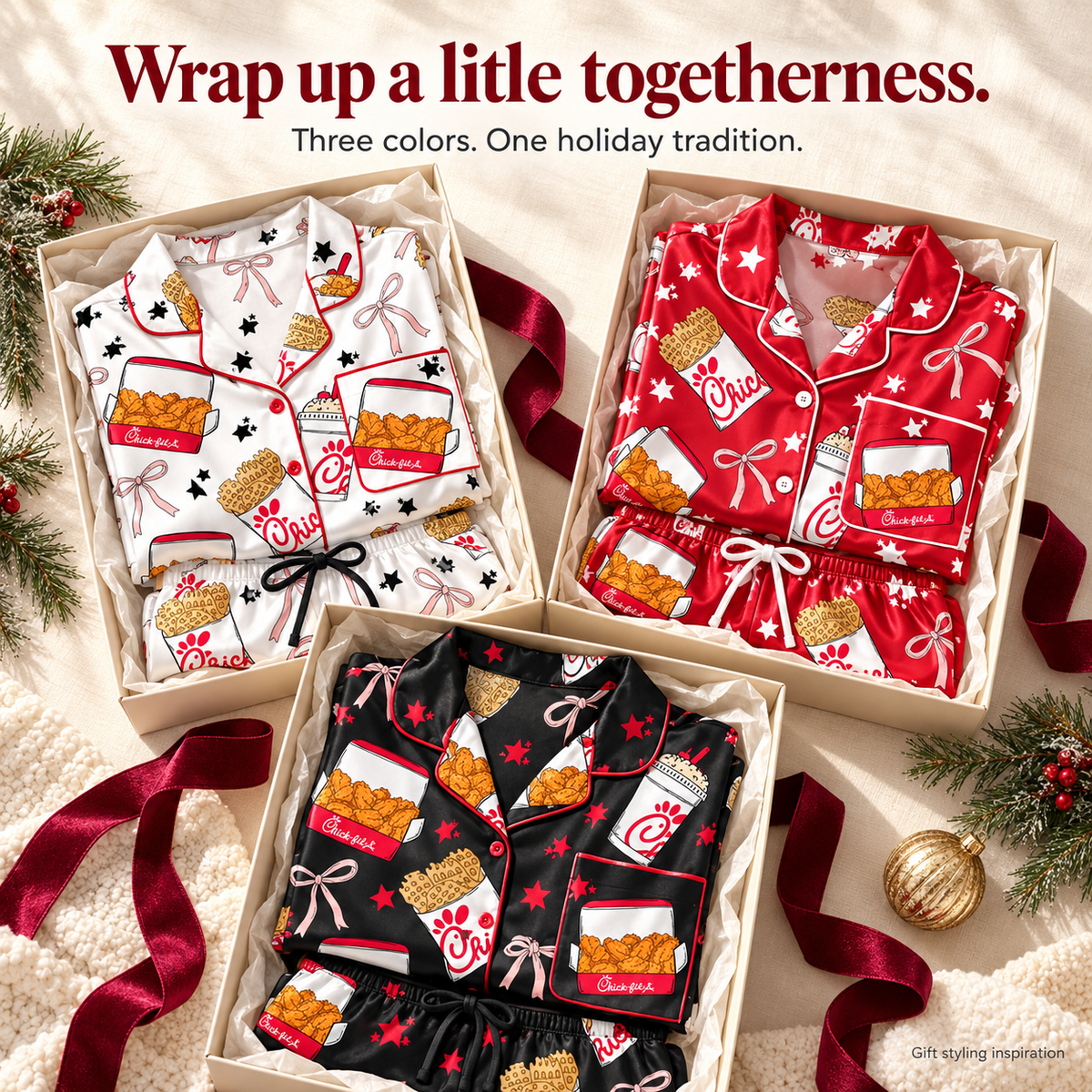 Ever & Wonder™ Chick-fil-A Satin Family Pajama Set