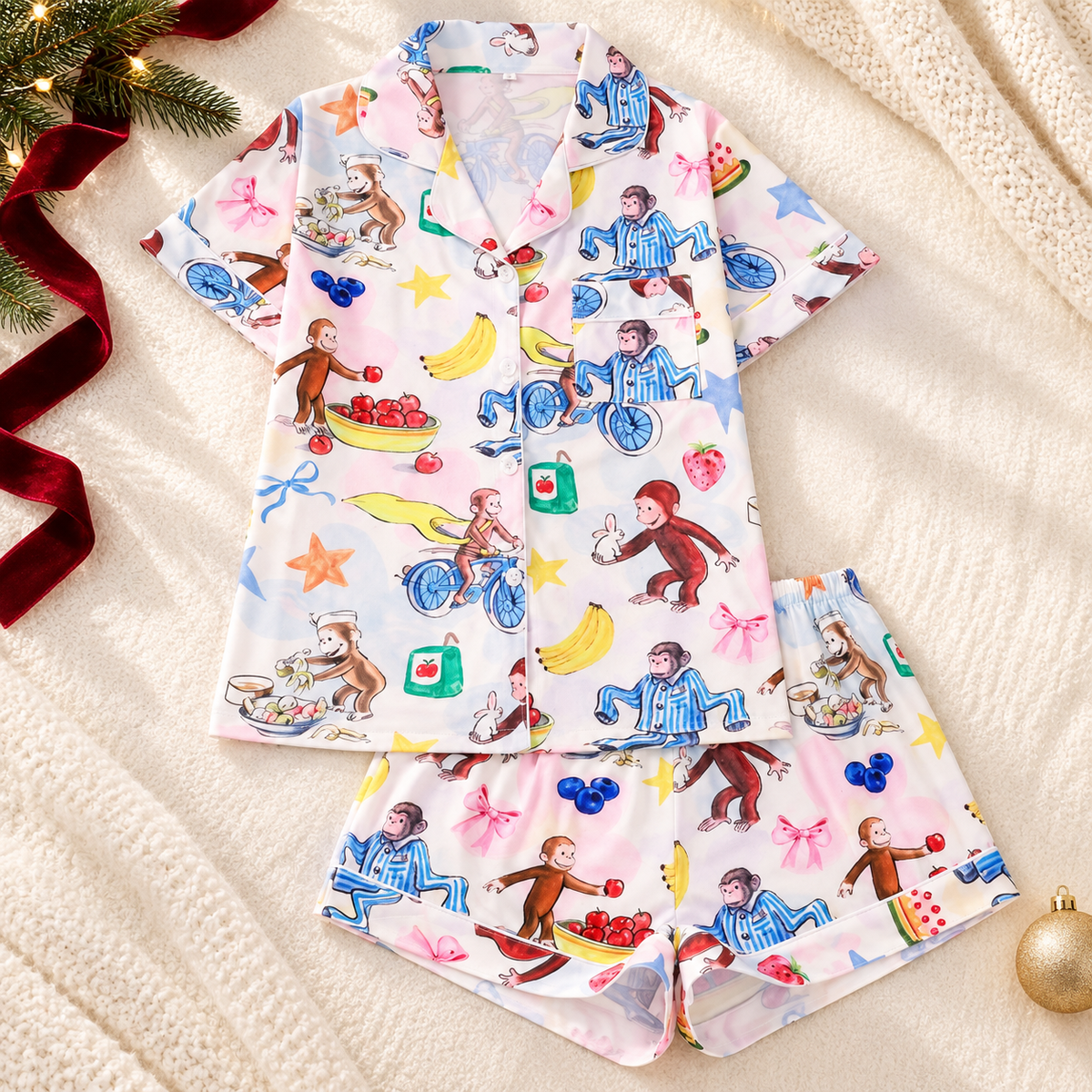 Curious George Pajama Set