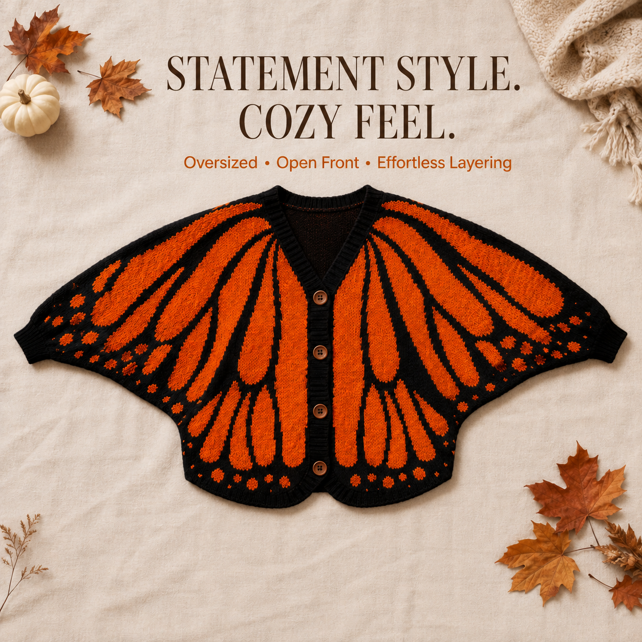 Ever & Wonder™ Monarch Butterfly Cardigan