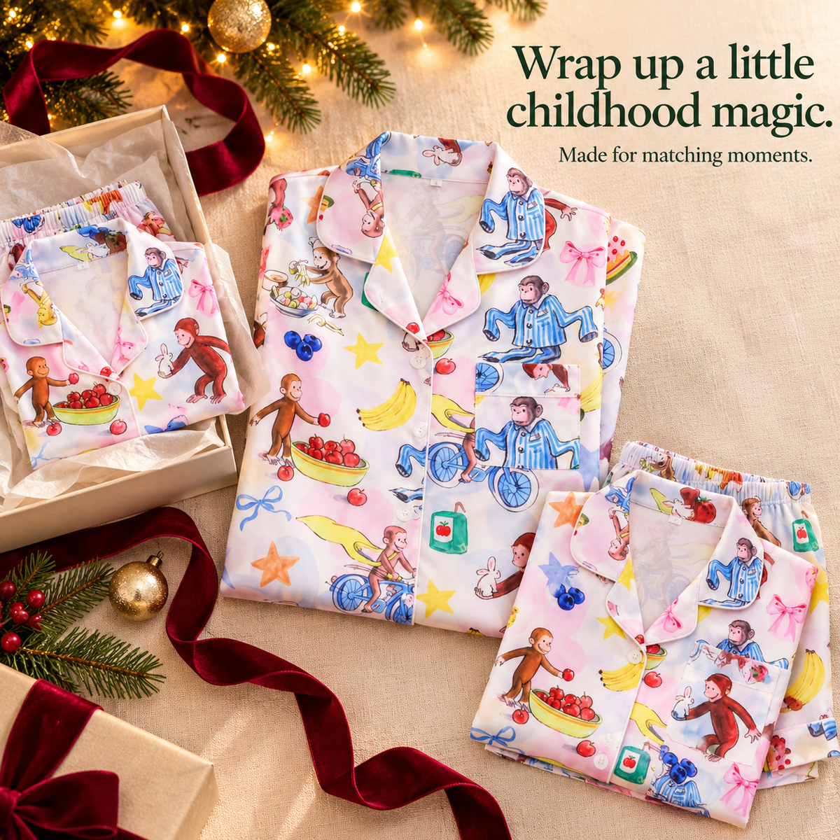 Curious George Pajama Set