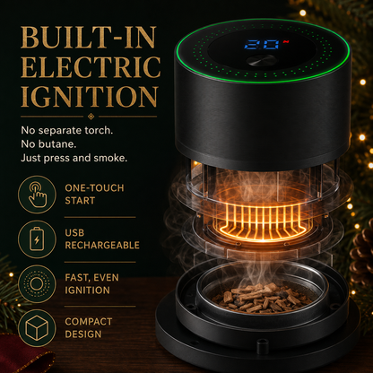Ever & Wonder™ Electric Whiskey Smoker Kit
