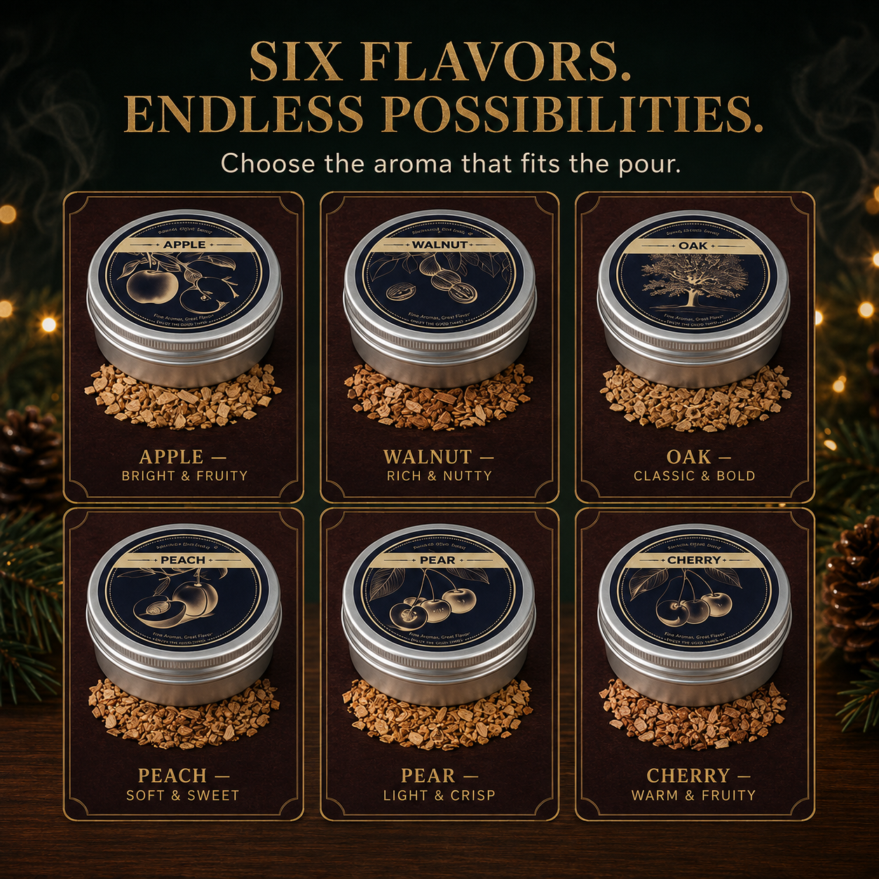 Ever & Wonder™ Electric Whiskey Smoker Kit