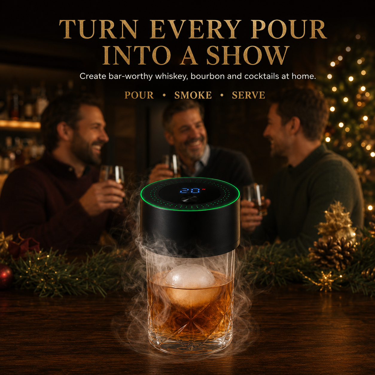 Ever & Wonder™ Electric Whiskey Smoker Kit