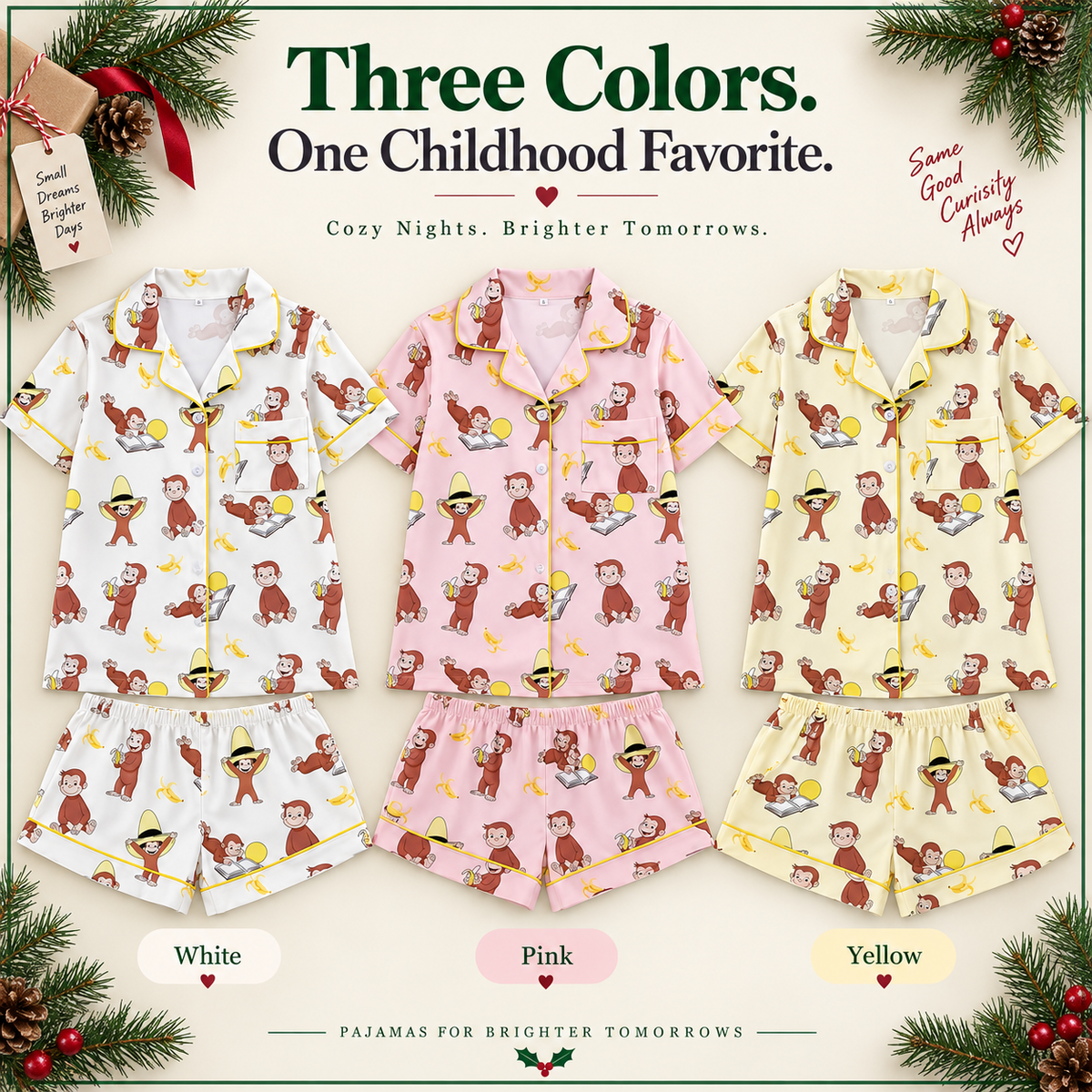 Ever & Wonder™ Curious George Pajama Set