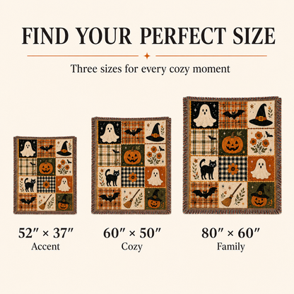 Ever & Wonder™ Haunted Harvest Woven Blanket